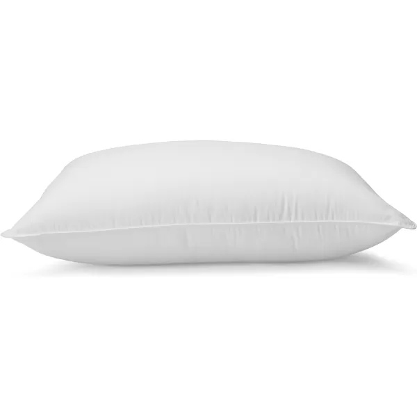 Amazon Basics Down Alternative Pillows Soft Density For Stomach and Back Sleepers Standard Pack of 2 White 26 in L x 20 in WKing Pack of 2 Soft