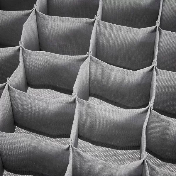 Amazon Basics Dresser Drawer Storage Organizer for Undergarments Set of 4  GraySet of 2 Large