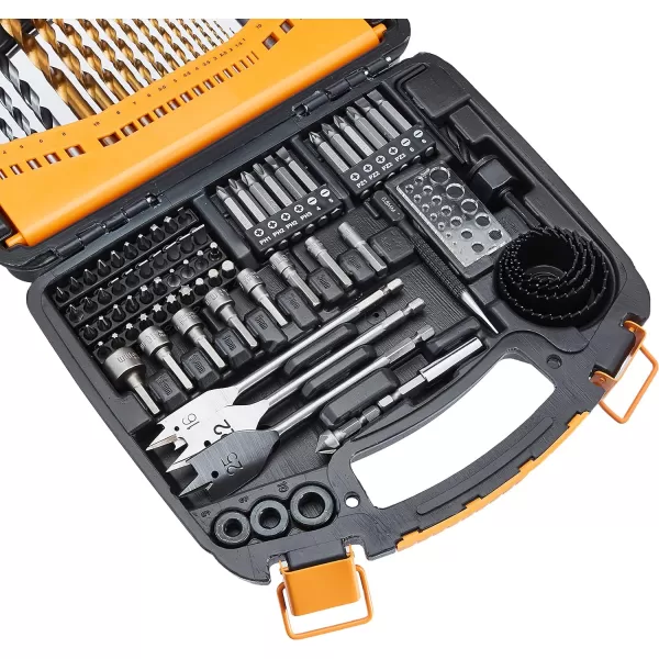 Amazon Basics Drill amp Driver MultiBit 100 Piece SetAmazon Basics Drill amp Driver MultiBit 100 Piece Set