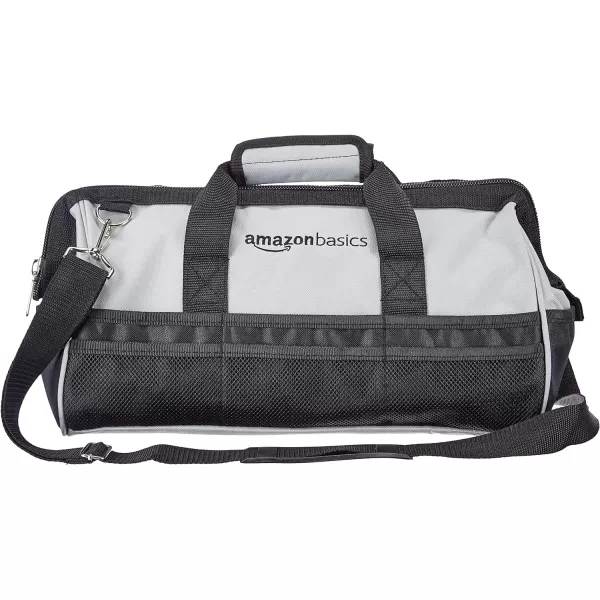 Amazon Basics Durable WearResistant Base Tool Small Standard Bag with Strap 12 Inch Black amp GrayLarge Standard Bag