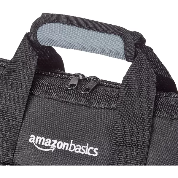 Amazon Basics Durable WearResistant Base Tool Small Standard Bag with Strap 12 Inch Black amp GraySmall Standard Bag