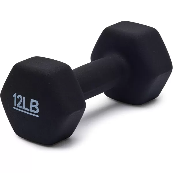 Amazon Basics Easy Grip Workout Dumbbell Neoprene Coated Various Sets and Weights available12Pound Pair
