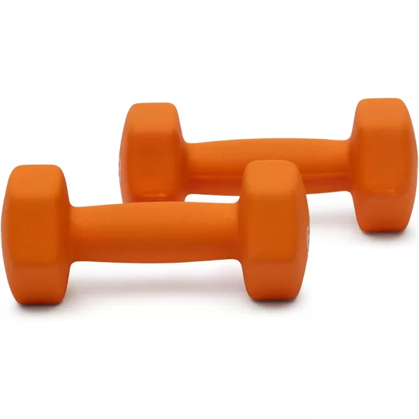 Amazon Basics Easy Grip Workout Dumbbell Neoprene Coated Various Sets and Weights available6Pound Pair