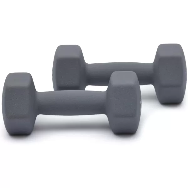 Amazon Basics Easy Grip Workout Dumbbell Neoprene Coated Various Sets and Weights available7Pound Pair