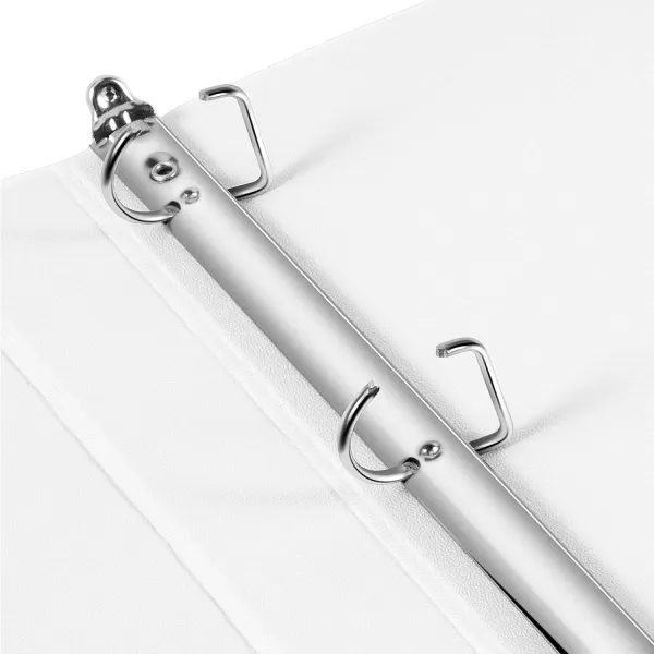 Amazon Basics Economy 3 Ring Binder Showcase View Binder with 3 Inch DRing 2Pack White1inch 4Pack