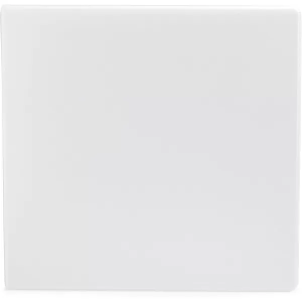 Amazon Basics Economy 3 Ring Binder Showcase View Binder with 3 Inch DRing 2Pack White2inch 4Pack
