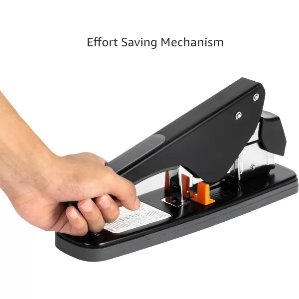 Amazon Basics Effortless Heavy Duty Stapler 210 Sheets High Capacity Large Office Stapler with 1000 Staples Black130 Sheets Effortless Stapler