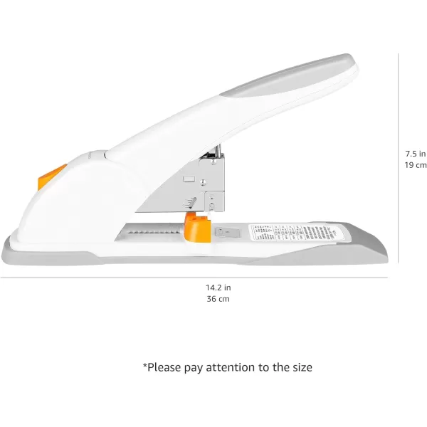 Amazon Basics Effortless Heavy Duty Stapler 210 Sheets High Capacity Large Office Stapler with 1000 Staples Black130 Sheets Standard Stapler