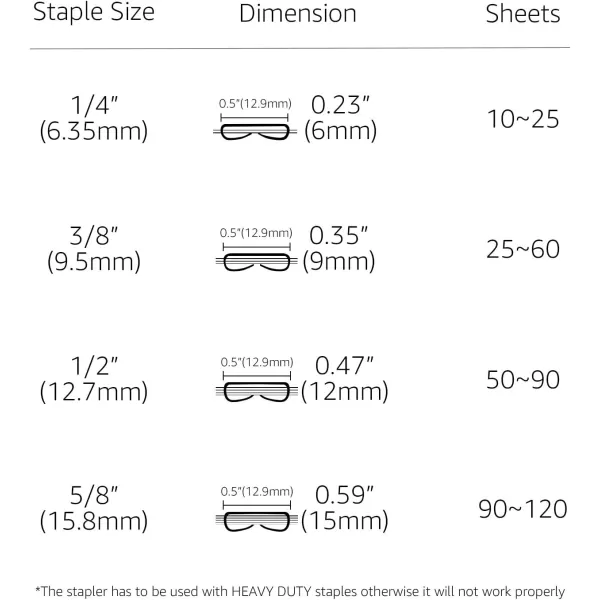Amazon Basics Effortless Heavy Duty Stapler 210 Sheets High Capacity Large Office Stapler with 1000 Staples Black130 Sheets Standard Stapler