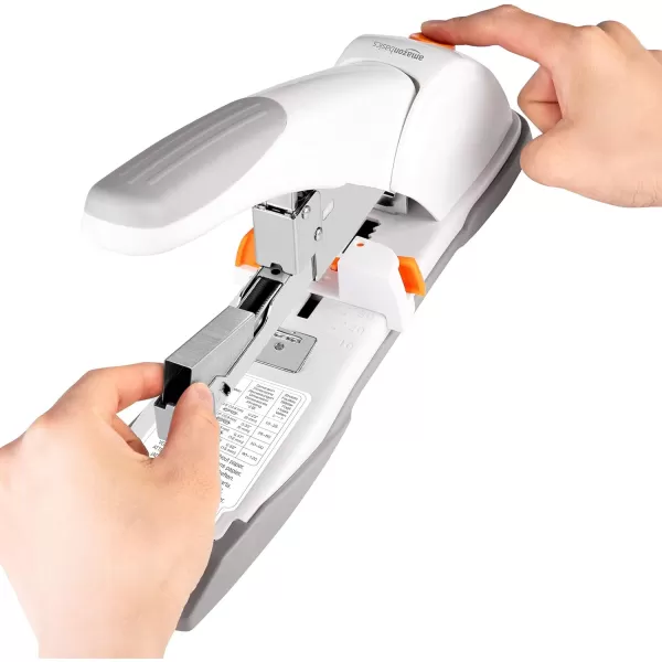 Amazon Basics Effortless Heavy Duty Stapler 210 Sheets High Capacity Large Office Stapler with 1000 Staples Black130 Sheets Standard Stapler