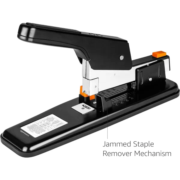 Amazon Basics Effortless Heavy Duty Stapler 210 Sheets High Capacity Large Office Stapler with 1000 Staples Black90 Sheets Standard Stapler