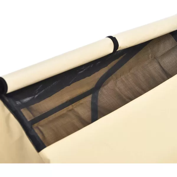 Amazon Basics Elevated Portable Pet House Small 35 x 32 x 26 Inches KhakiAmazon Basics Elevated Portable Pet House Small 35 x 32 x 26 Inches Khaki