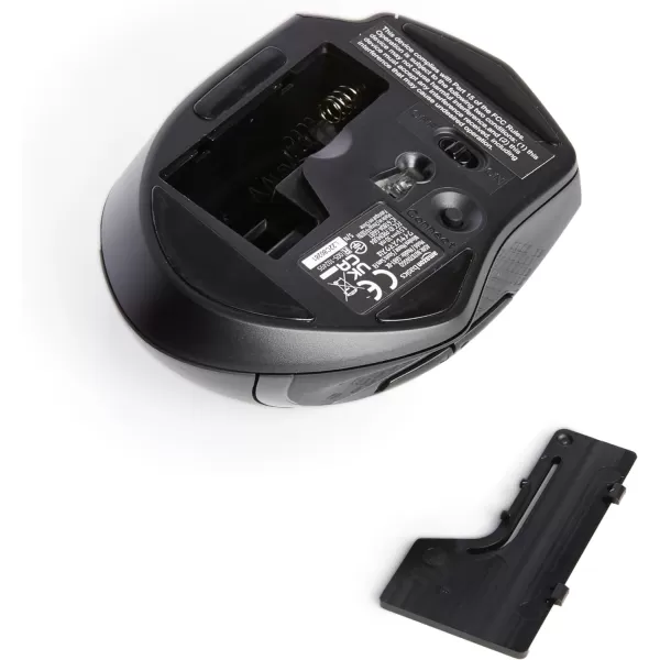 Amazon Basics Ergonomic Wireless PC Mouse  DPI adjustable  BlackBlack