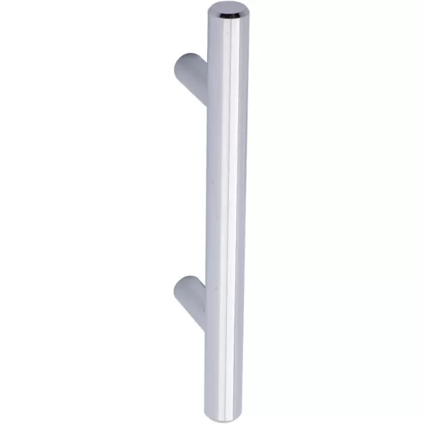 Amazon Basics Euro Bar Cabinet Handle 12inch Diameter 538inch Length 3inch Hole Center Satin Nickel 10Pack538 in Length 3 in Hole Center Polished Chrome