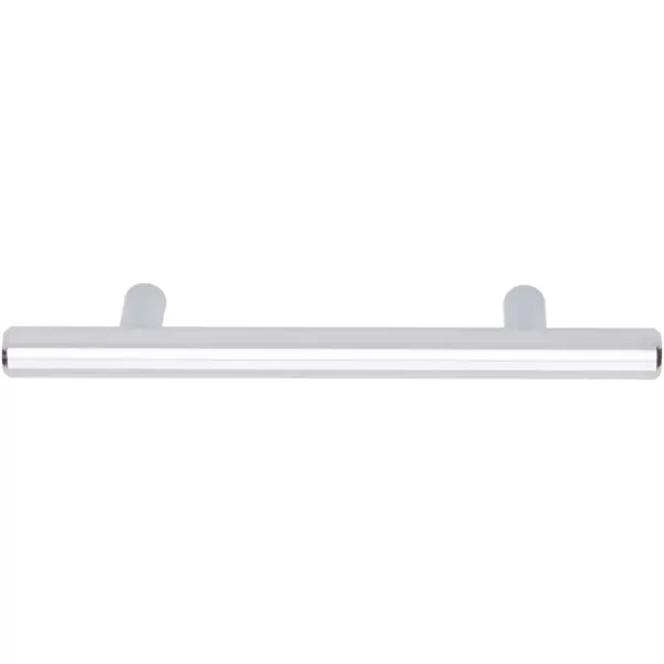 Amazon Basics Euro Bar Cabinet Handle 12inch Diameter 538inch Length 3inch Hole Center Satin Nickel 10Pack588 in Length 35 in Hole Center Polished Chrome