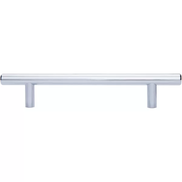 Amazon Basics Euro Bar Cabinet Handle 12inch Diameter 538inch Length 3inch Hole Center Satin Nickel 10Pack638 in Length 4 in Hole Center Polished Chrome