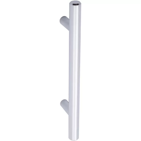 Amazon Basics Euro Bar Cabinet Handle 12inch Diameter 538inch Length 3inch Hole Center Satin Nickel 10Pack638 in Length 4 in Hole Center Polished Chrome
