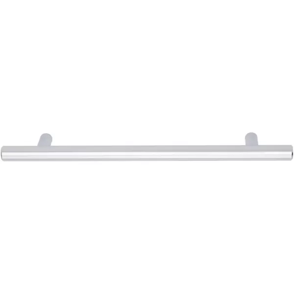 Amazon Basics Euro Bar Cabinet Handle 12inch Diameter 538inch Length 3inch Hole Center Satin Nickel 10Pack869 in Length 631 in Hole Center Polished Chrome