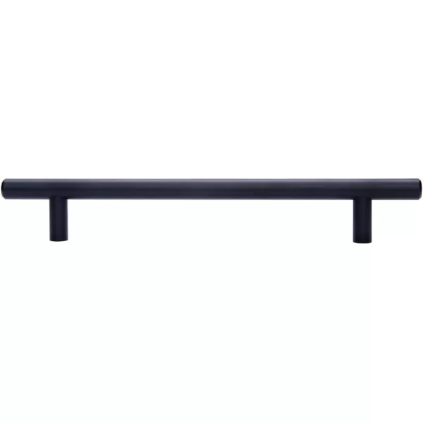 Amazon Basics Euro Bar Cabinet Handle 12inch Diameter 538inch Length 3inch Hole Center Satin Nickel 50Pack10 in Length 75 in Hole Center Flat Black