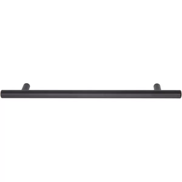 Amazon Basics Euro Bar Cabinet Handle 12inch Diameter 538inch Length 3inch Hole Center Satin Nickel 50Pack10 in Length 75 in Hole Center Flat Black