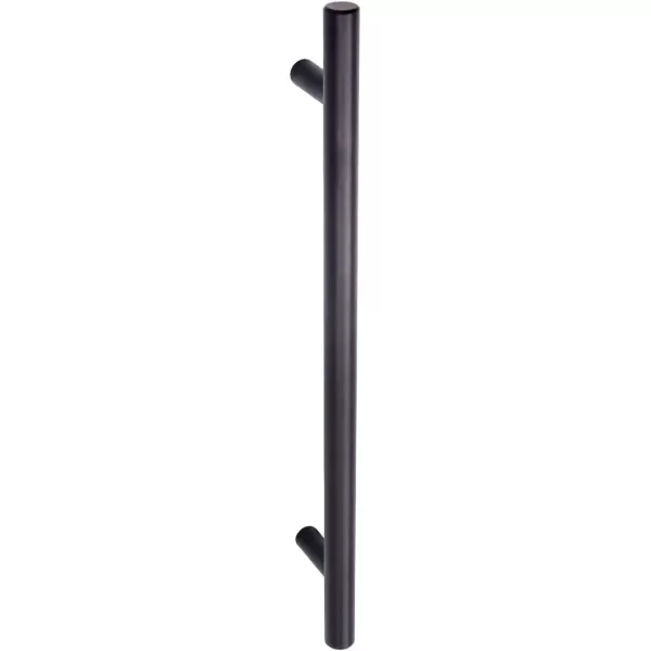 Amazon Basics Euro Bar Cabinet Handle 12inch Diameter 538inch Length 3inch Hole Center Satin Nickel 50Pack10 in Length 75 in Hole Center Flat Black