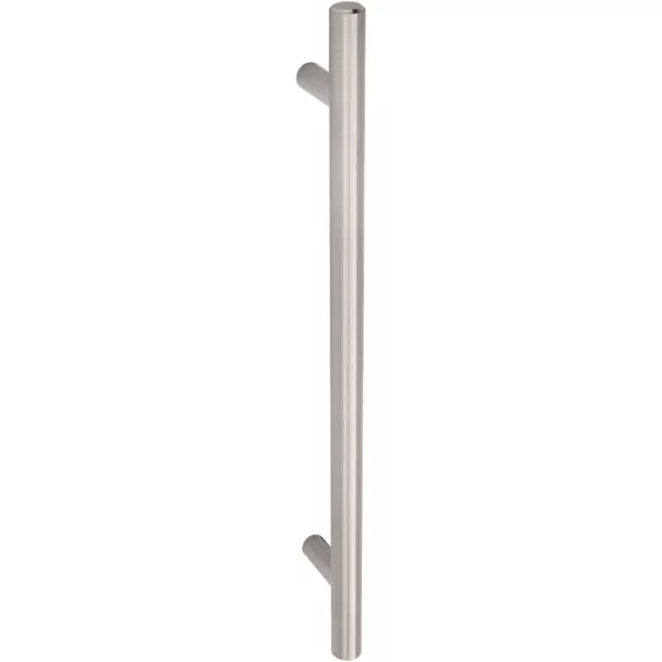 Amazon Basics Euro Bar Cabinet Handle 12inch Diameter 538inch Length 3inch Hole Center Satin Nickel 50Pack10 in Length 75 in Hole Center Satin Nickel