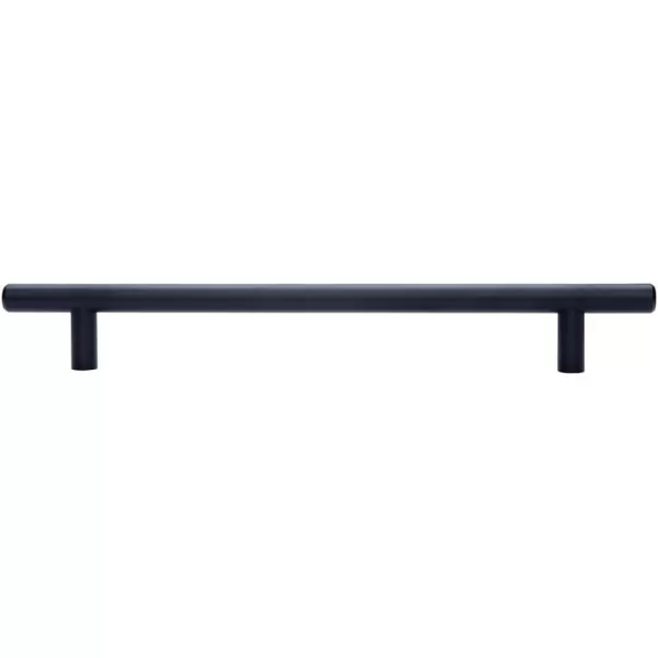 Amazon Basics Euro Bar Cabinet Handle 12inch Diameter 538inch Length 3inch Hole Center Satin Nickel 50Pack15 in Length 1263 in Hole Center Flat Black