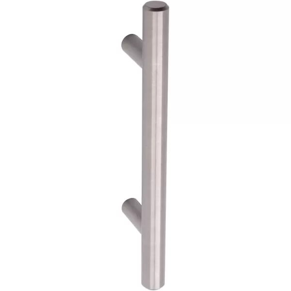 Amazon Basics Euro Bar Cabinet Handle 12inch Diameter 538inch Length 3inch Hole Center Satin Nickel 50Pack588 in Length 35 in Hole Center Satin Nickel