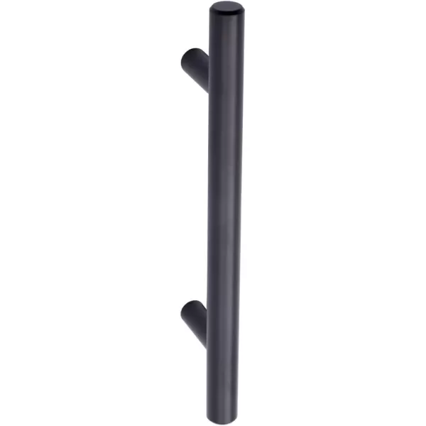 Amazon Basics Euro Bar Cabinet Handle 12inch Diameter 538inch Length 3inch Hole Center Satin Nickel 50Pack638 in Length 4 in Hole Center Flat Black