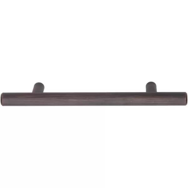 Amazon Basics Euro Bar Cabinet Handle 12inch Diameter 538inch Length 3inch Hole Center Satin Nickel 50Pack638 in Length 4 in Hole Center Oil Rubbed Bronze