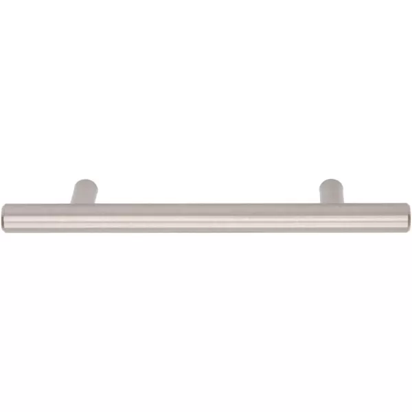 Amazon Basics Euro Bar Cabinet Handle 12inch Diameter 538inch Length 3inch Hole Center Satin Nickel 50Pack638 in Length 4 in Hole Center Satin Nickel