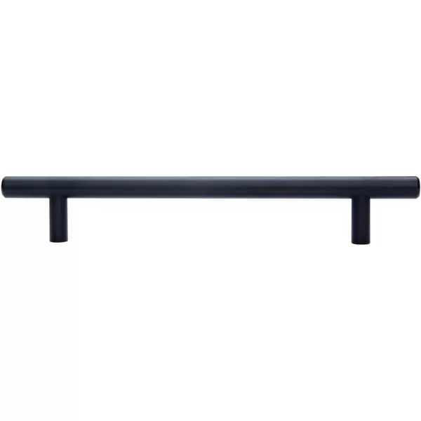 Amazon Basics Euro Bar Cabinet Handle 12inch Diameter 538inch Length 3inch Hole Center Satin Nickel 50Pack869 in Length 631 in Hole Center Flat Black