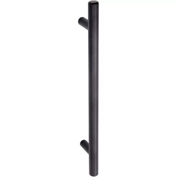 Amazon Basics Euro Bar Cabinet Handle 12inch Diameter 538inch Length 3inch Hole Center Satin Nickel 50Pack869 in Length 631 in Hole Center Flat Black