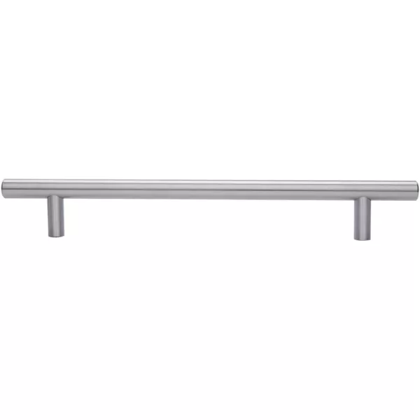 Amazon Basics Euro Bar Cabinet Handle 12inch Diameter 538inch Length 3inch Hole Center Satin Nickel 50Pack869 in Length 631 in Hole Center Satin Nickel