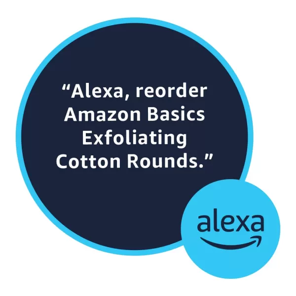 Amazon Basics Exfoliating Cotton Round 600 Count 6 Packs of 100 Previously Solimo100 Count Pack of 1