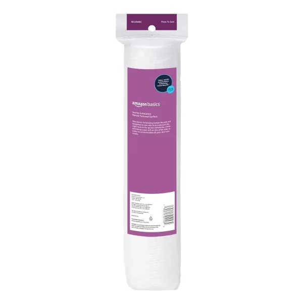Amazon Basics Exfoliating Cotton Round 600 Count 6 Packs of 100 Previously Solimo100 Count Pack of 1