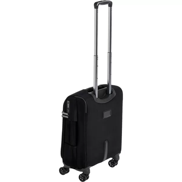 Amazon Basics Expandable Softside CarryOn Spinner Luggage Suitcase With TSA Lock And Wheels  23 Inch Black204Inch Black