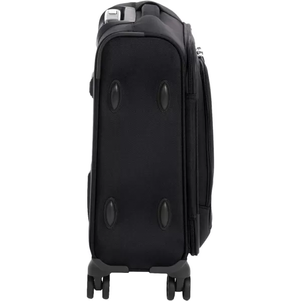 Amazon Basics Expandable Softside CarryOn Spinner Luggage Suitcase With TSA Lock And Wheels  23 Inch Black204Inch Black