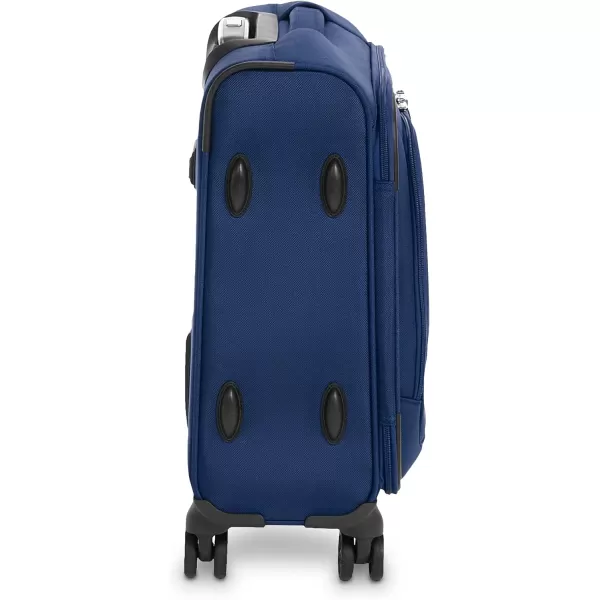 Amazon Basics Expandable Softside CarryOn Spinner Luggage Suitcase With TSA Lock And Wheels  23 Inch Black204Inch Blue