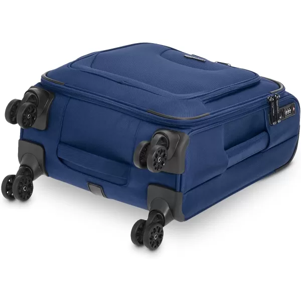 Amazon Basics Expandable Softside CarryOn Spinner Luggage Suitcase With TSA Lock And Wheels  23 Inch Black204Inch Blue