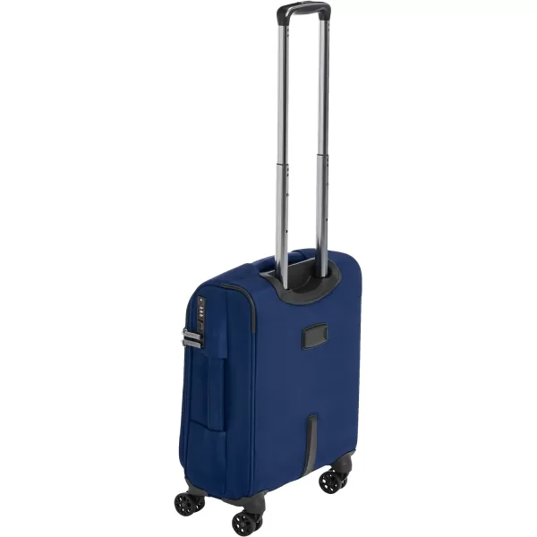 Amazon Basics Expandable Softside CarryOn Spinner Luggage Suitcase With TSA Lock And Wheels  23 Inch Black204Inch Blue
