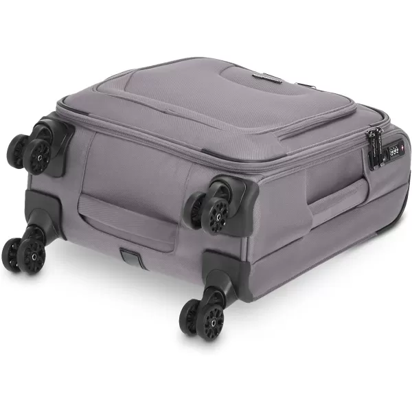 Amazon Basics Expandable Softside CarryOn Spinner Luggage Suitcase With TSA Lock And Wheels  23 Inch Black204Inch Grey