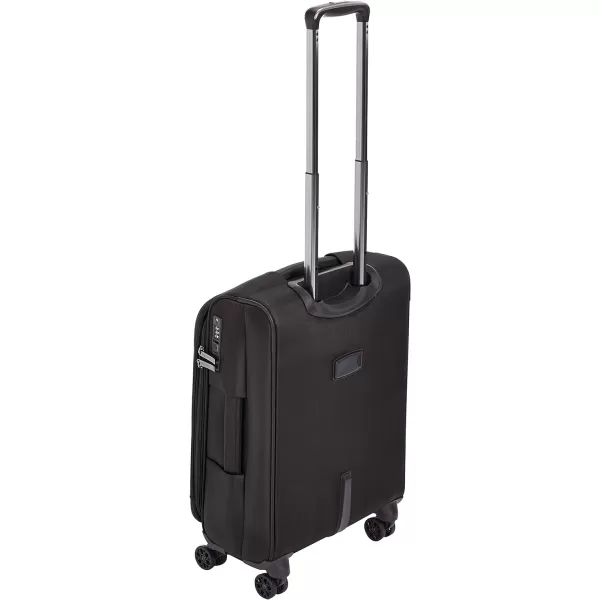 Amazon Basics Expandable Softside CarryOn Spinner Luggage Suitcase With TSA Lock And Wheels  23 Inch Black23Inch Black