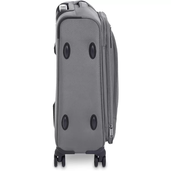 Amazon Basics Expandable Softside CarryOn Spinner Luggage Suitcase With TSA Lock And Wheels  23 Inch Black23Inch Grey