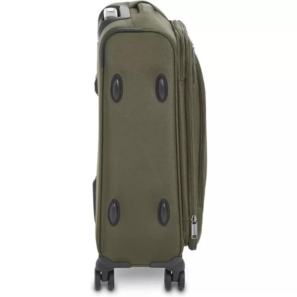 Amazon Basics Expandable Softside CarryOn Spinner Luggage Suitcase With TSA Lock And Wheels  23 Inch Black23Inch Olive