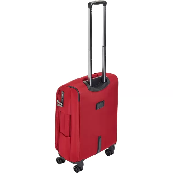 Amazon Basics Expandable Softside CarryOn Spinner Luggage Suitcase With TSA Lock And Wheels  23 Inch Black23Inch Red