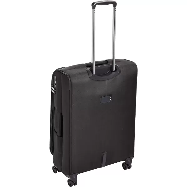 Amazon Basics Expandable Softside CarryOn Spinner Luggage Suitcase With TSA Lock And Wheels  23 Inch Black25Inch Black