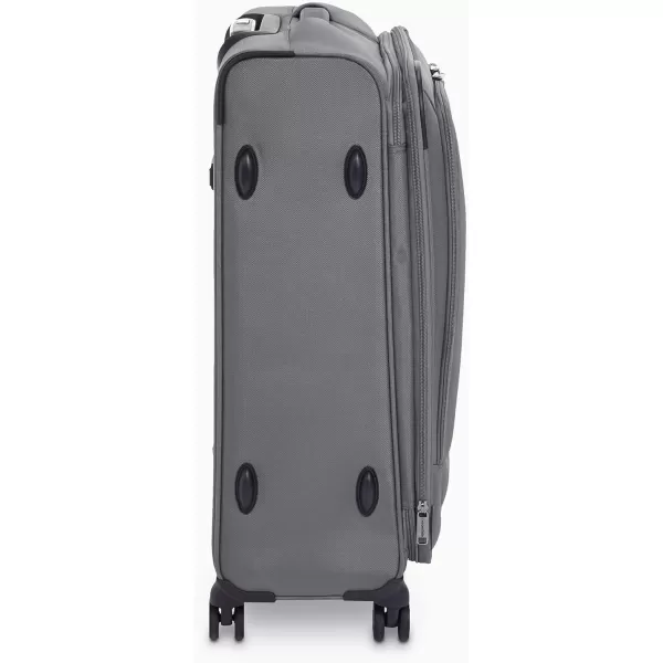 Amazon Basics Expandable Softside CarryOn Spinner Luggage Suitcase With TSA Lock And Wheels  23 Inch Black277Inch Grey