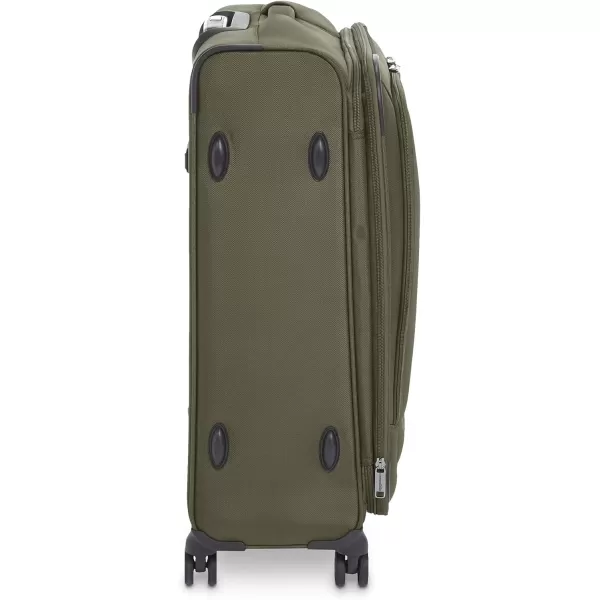 Amazon Basics Expandable Softside CarryOn Spinner Luggage Suitcase With TSA Lock And Wheels  23 Inch Black277Inch Olive