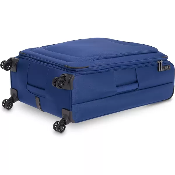 Amazon Basics Expandable Softside CarryOn Spinner Luggage Suitcase With TSA Lock And Wheels  23 Inch Black32Inch Blue